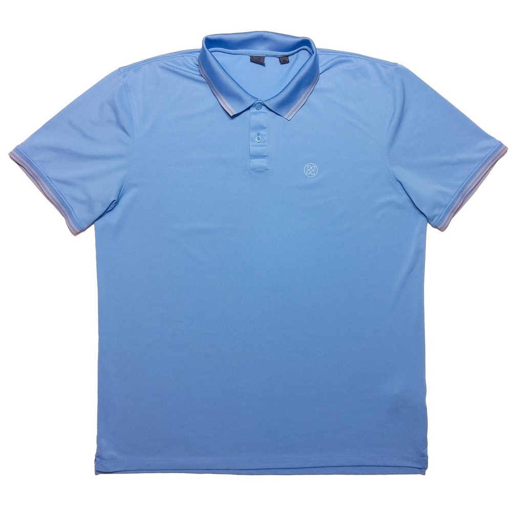 G/FORE Short Sleeve Performance Polo Shirt Light Blue Men's XL